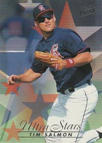 #589 Tim Salmon - California Angels - 1996 Ultra Baseball