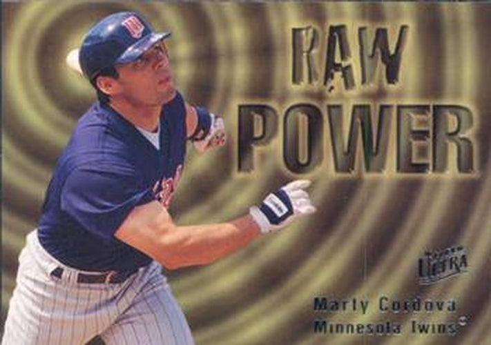 #593 Marty Cordova - Minnesota Twins - 1996 Ultra Baseball