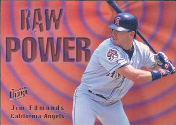 #594 Jim Edmonds - California Angels - 1996 Ultra Baseball