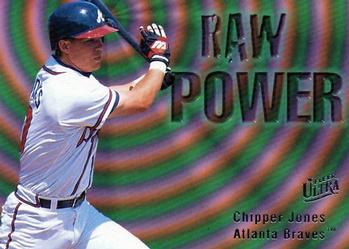 #596 Chipper Jones - Atlanta Braves - 1996 Ultra Baseball