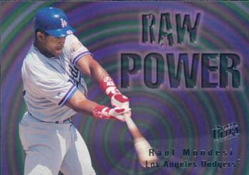 #598 Raul Mondesi - Los Angeles Dodgers - 1996 Ultra Baseball