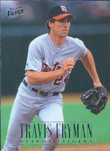 #60 Travis Fryman - Detroit Tigers - 1996 Ultra Baseball