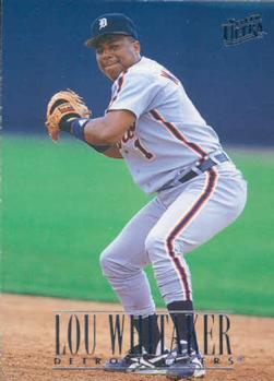 #66 Lou Whitaker - Detroit Tigers - 1996 Ultra Baseball