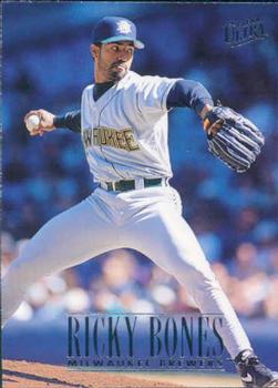 #77 Ricky Bones - Milwaukee Brewers - 1996 Ultra Baseball