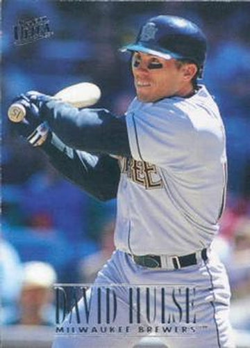 #81 David Hulse - Milwaukee Brewers - 1996 Ultra Baseball