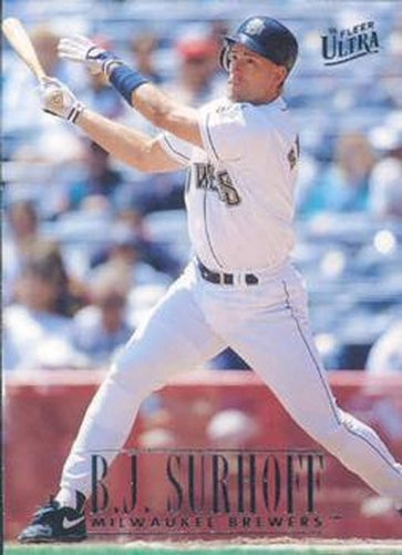#85 B.J. Surhoff - Milwaukee Brewers - 1996 Ultra Baseball