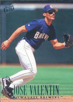 #86 Jose Valentin - Milwaukee Brewers - 1996 Ultra Baseball