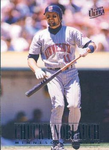 #89 Chuck Knoblauch - Minnesota Twins - 1996 Ultra Baseball