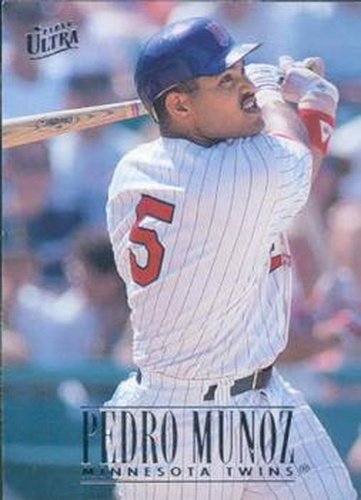#91 Pedro Munoz - Minnesota Twins - 1996 Ultra Baseball