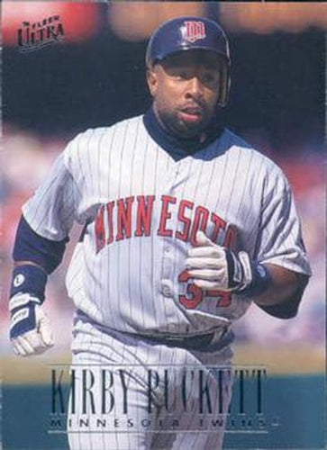 #92 Kirby Puckett - Minnesota Twins - 1996 Ultra Baseball
