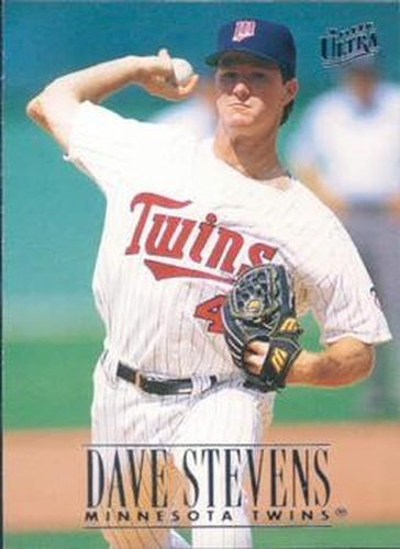 #95 Dave Stevens - Minnesota Twins - 1996 Ultra Baseball