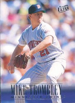 #96 Mike Trombley - Minnesota Twins - 1996 Ultra Baseball