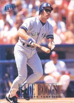 #98 Wade Boggs - New York Yankees - 1996 Ultra Baseball