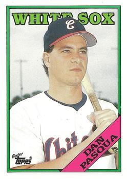 #82T Dan Pasqua - Chicago White Sox - 1988 Topps Traded Baseball