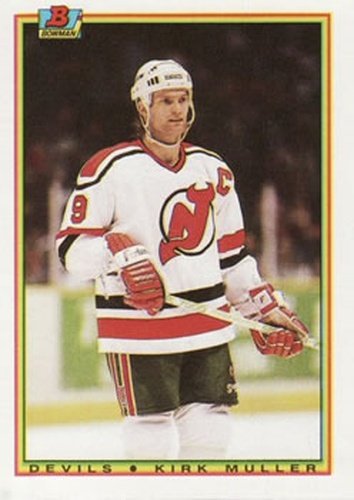 #82 Kirk Muller - New Jersey Devils - 1990-91 Bowman Hockey