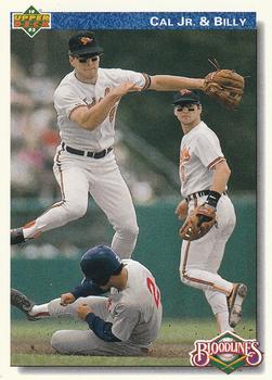 #82 Cal Ripken Jr. / Billy Ripken - Baltimore Orioles - 1992 Upper Deck Baseball
