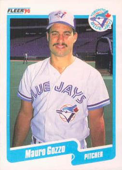 #82 Mauro Gozzo - Toronto Blue Jays - 1990 Fleer USA Baseball