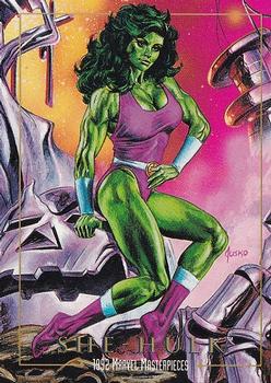 #82 She-Hulk - 1992 SkyBox Marvel Masterpieces