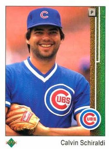 #82 Calvin Schiraldi - Chicago Cubs - 1989 Upper Deck Baseball