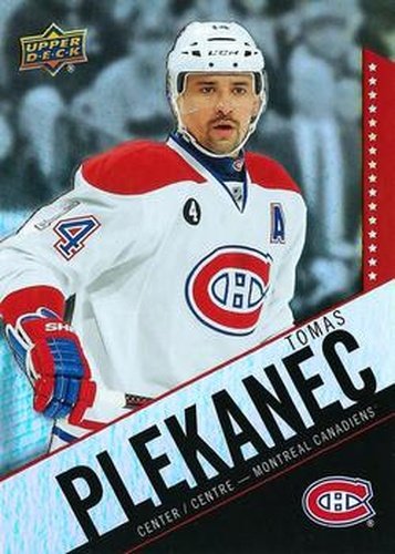 #82 Tomas Plekanec - Montreal Canadiens - 2015-16 Upper Deck Tim Hortons Hockey