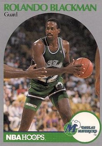 #82 Rolando Blackman - Dallas Mavericks - 1990-91 Hoops Basketball