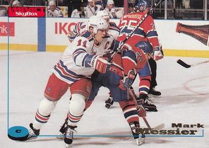 #82 Mark Messier - New York Rangers - 1996-97 SkyBox Impact Hockey