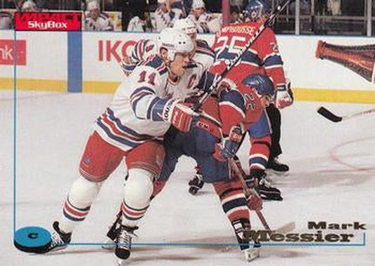 #82 Mark Messier - New York Rangers - 1996-97 SkyBox Impact Hockey