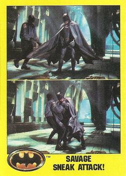 #182 Savage Sneak Attack! - 1989 Topps Batman
