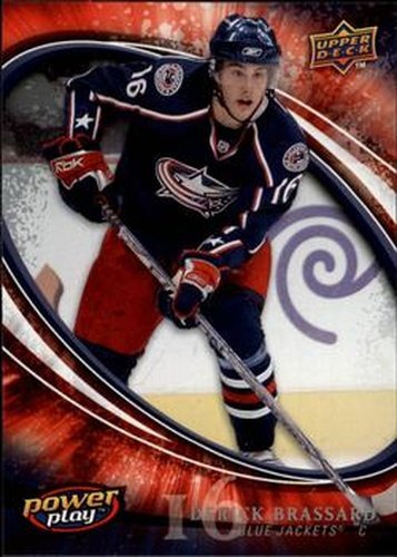 #82 Derick Brassard - Columbus Blue Jackets - 2008-09 Upper Deck Power Play Box Set Hockey