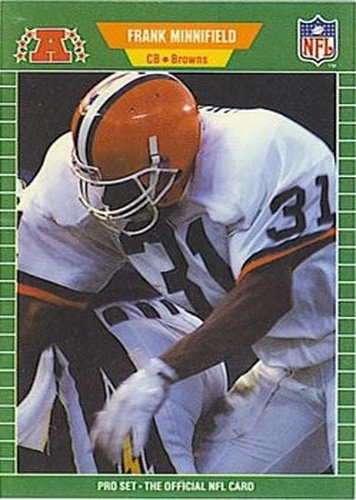 #82 Frank Minnifield - Cleveland Browns - 1989 Pro Set Football