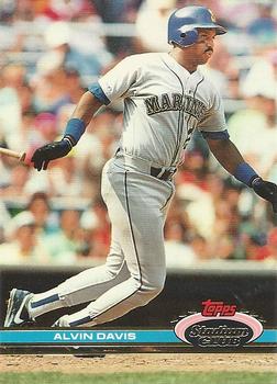 #82 Alvin Davis - Seattle Mariners - 1991 Stadium Club Baseball