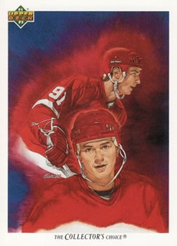 #82 Sergei Fedorov - Detroit Red Wings - 1991-92 Upper Deck Hockey