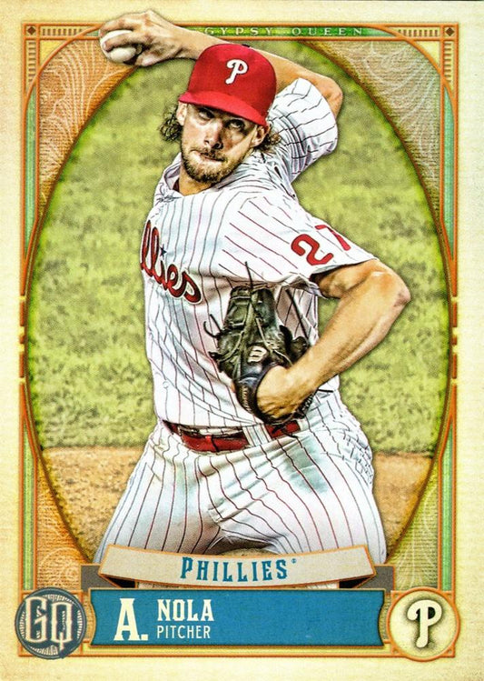 #82 Aaron Nola - Philadelphia Phillies - 2021 Topps Gypsy Queen Baseball