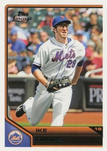 #82 Ike Davis - New York Mets - 2011 Topps Lineage Baseball