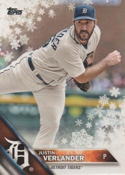 #HMW82 Justin Verlander - Detroit Tigers - 2016 Topps Holiday Baseball
