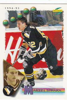 #82 Martin Straka - Pittsburgh Penguins - 1994-95 Score Hockey