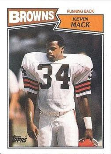 #82 Kevin Mack - Cleveland Browns - 1987 Topps Football