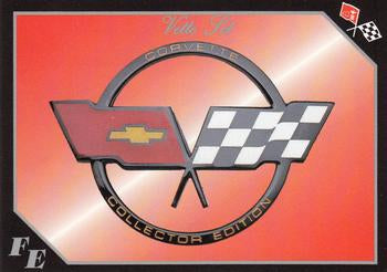 #82 Corvette Flag Emblem #15 of 16 - 1991 Collect-A-Card Vette Set