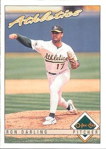 #82 Ron Darling - Oakland Athletics - 1993 O-Pee-Chee Baseball