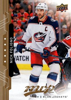 #82 Nick Foligno - Columbus Blue Jackets - 2018-19 Upper Deck MVP Hockey