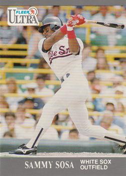 #82 Sammy Sosa - Chicago White Sox - 1991 Ultra Baseball