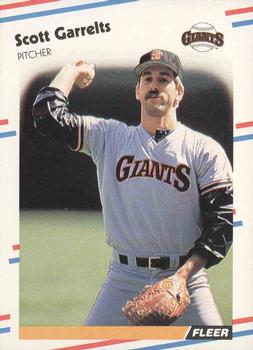 #82 Scott Garrelts - San Francisco Giants - 1988 Fleer Baseball