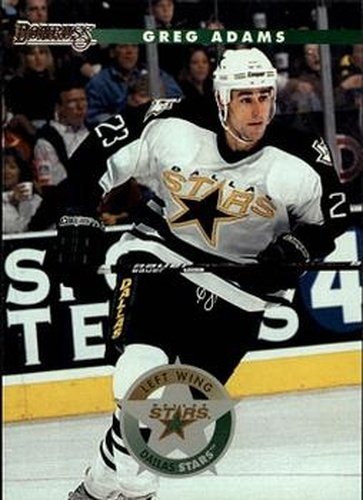 #82 Greg Adams - Dallas Stars - 1996-97 Donruss Hockey