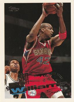 #82 Scott Williams - Philadelphia 76ers - 1995-96 Topps Basketball