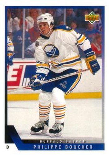#82 Philippe Boucher - Buffalo Sabres - 1993-94 Upper Deck Hockey