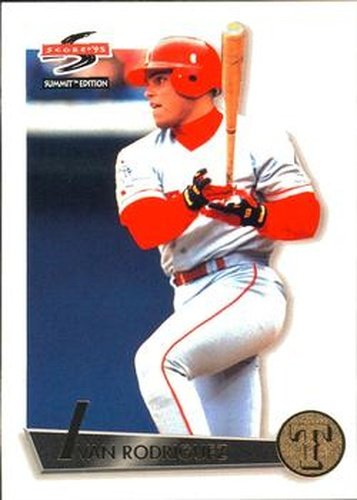 #82 Ivan Rodriguez - Texas Rangers - 1995 Summit Baseball