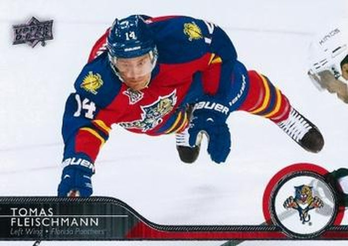 #82 Tomas Fleischmann - Florida Panthers - 2014-15 Upper Deck Hockey