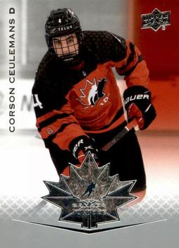 #82 Corson Ceulemans - Canada - 2021-22 Upper Deck Team Canada Juniors Hockey
