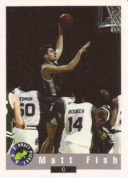 #82 Matt Fish - UNC Wilmington Seahawks - 1992 Classic Draft Basketball