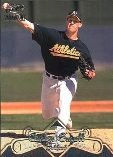 #82 Aaron Small - Oakland Athletics - 1998 Pacific Paramount Baseball